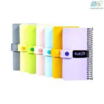 دفتر یادداشت 140 برگ طلقی دکمه دار 8016 کیمیا (یک جلد)