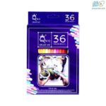 مداد 36 رنگ شش گوش مقوایی آرتیست ام کیو (بسته 4 عددی)