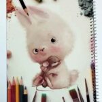 دفتر نقاشی 50 برگ فنری هدهد (تک جلدی)