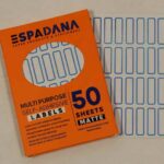 برچسب 32 عددی  دورآبی 12.5*35 میلیمتر کد 103 اسپادانا (50 برگی)